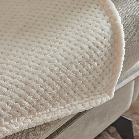Karaca Pearl Baby Fleece Wellsoft TV Decke, Weiß