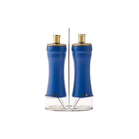 Karaca Blue Berry Ölgießer und Essig, Glas 