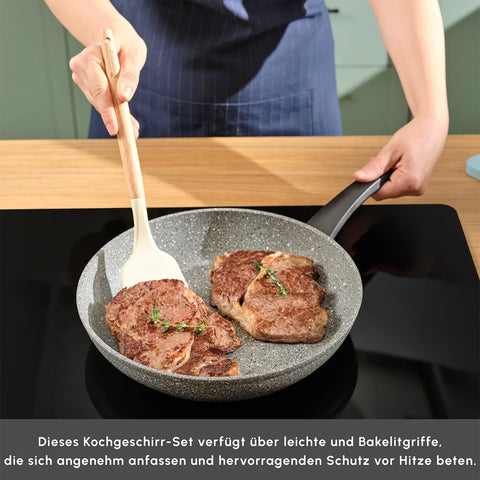 Karaca Gris Biogranit Pfannenset, 2 Teilig