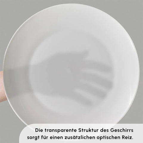Karaca Marcelo Weiß Geschirr und Frühstücks Set, 88 Teilig