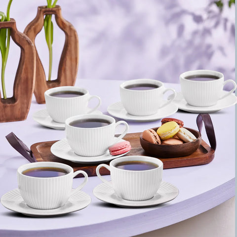 Karaca Seashell 200 ml Tea Cup for 6 Person