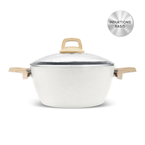 Karaca Swiss Crystal Induktions Kochtopf Creamy, 20 cm