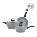 Karaca Gris Biogranite Induction Base Cookware Set, 5 Piece