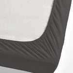 Nautica Jersey Fitted Sheet, Anthracite, 100x200cm