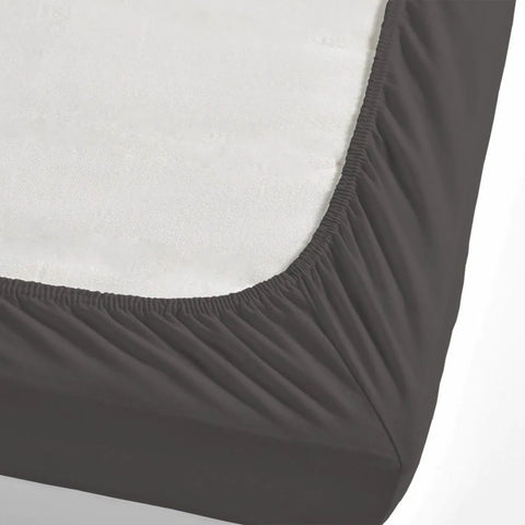 Nautica Jersey Spannbetttuch, Anthrazit, 100x200cm