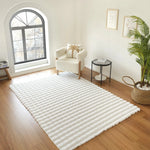 Kaschmir Teppich  7/24 Cosy Premium Bubble Weiß 100x150 cm