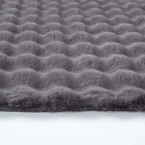 Kaşmir Halı 7/24 Cosy Premium Bubble Anthrazit 80x150 cm