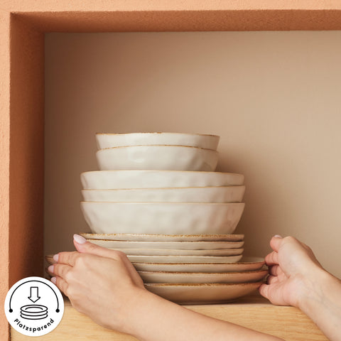 Karaca Earth Collection Aria 55 Parça 12 Kişilik Yemek Takımı Bej
