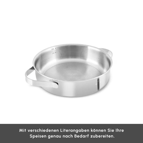 Karaca 3 Ply Culinara 8 Teilig Kochgeschirr Set