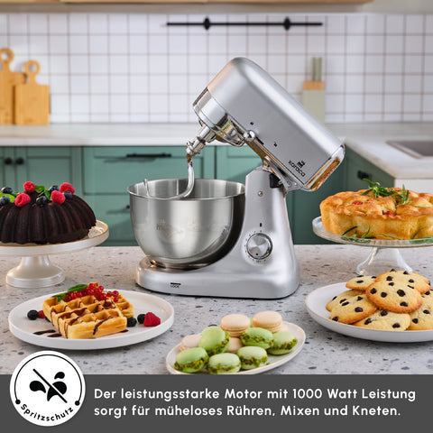 Karaca Ironmax Cast Iron Stand Mixer Gray