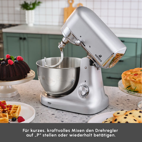 Karaca Ironmax Cast Iron Stand Mixer Gray