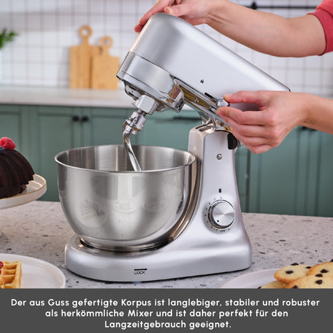 Karaca Ironmax Cast Iron Stand Mixer Gray