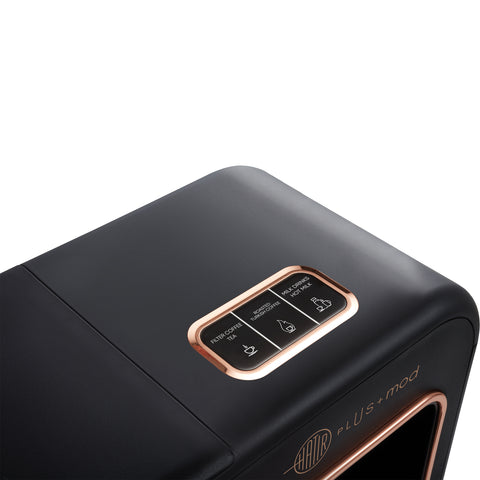 Karaca Hatır Plus 5-in-1 Essential Kaffee-, Tee- und Milchgetränkemaschine Black Copper – 10 Tassen Kapazität mit Schaum