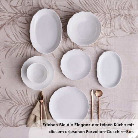 Karaca Rafaela 53-Piece 12-Person Dinner Set