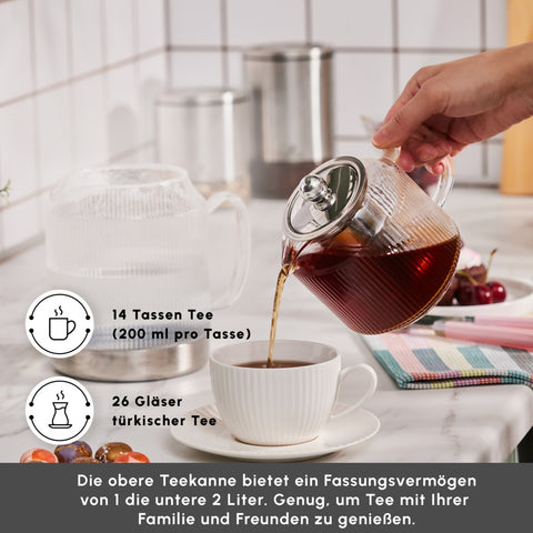 Karaca Kelly XL Glass Teapot