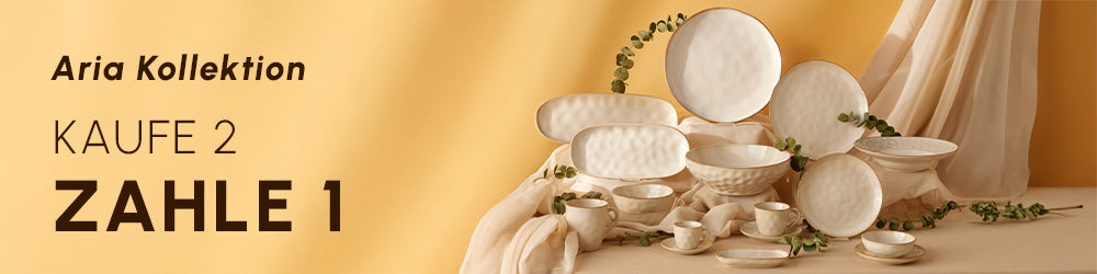 Karaca Aria Reactive Glaze Tiefer Teller, 20 cm, Beige