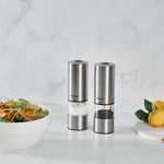Homend Grindgo 6003 2-Piece Rechargeable Spice Mill Set, Inox
 