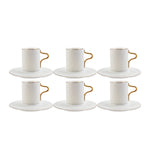 Karaca Aged Kaffeeservice für 6 Personen