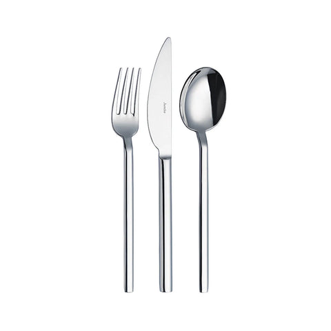 Jumbo 8100 84-piece Cutlery Set with Forks, Spoons, and Knives for 12 People, with Box