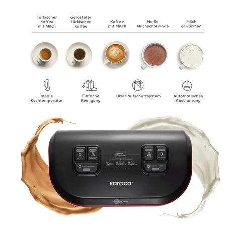 Karaca Hatır Hüps Duet Türkische Kaffeemaschine Beige, 1400W