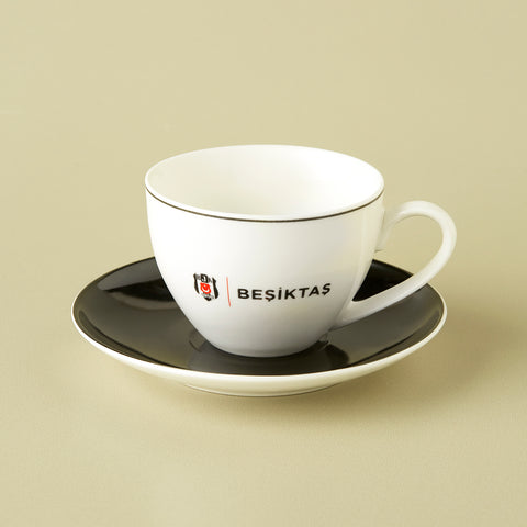 Karaca x Beşiktaş Licensed 2-Person Tea Cup Set, 220ML