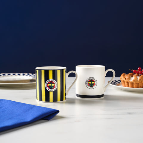 Karaca x Fenerbahçe Licensed 2-Person Tea Cup Set, 230ML