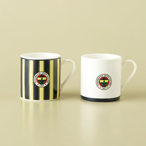 Karaca x Fenerbahçe Licensed 2-Person Tea Cup Set, 230ML