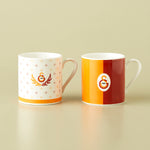 Karaca x Galatasaray Licensed 2-Person Tea Cup Set, 230ML