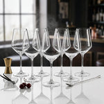 RCR Universum 6-Piece Wine Glass Set, 550ml, Clear