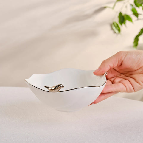 Karaca x Müge Anlı Bird Gold Bowl